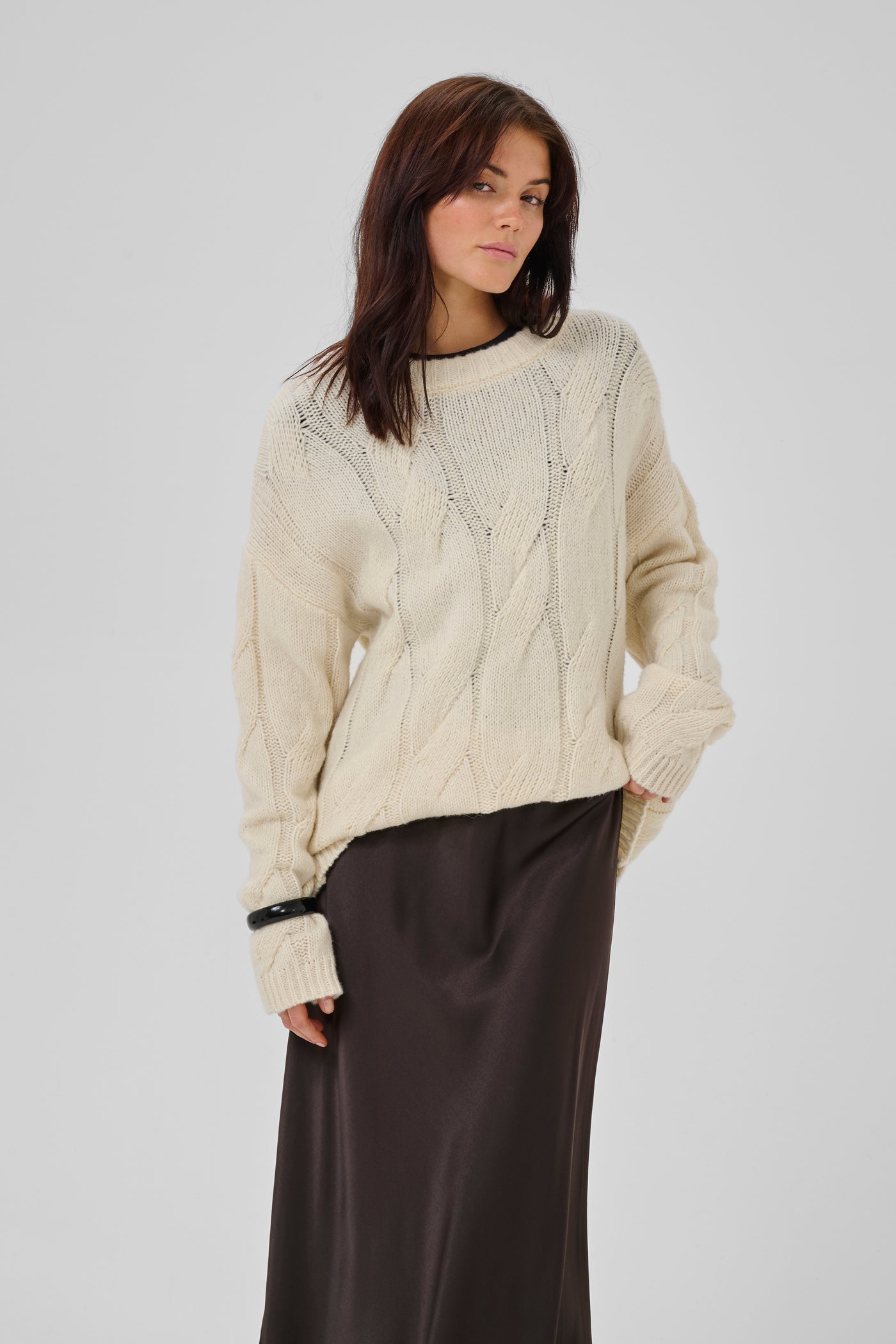 My Essential Wardrobe - Strik Pullover - Snow White - Will
