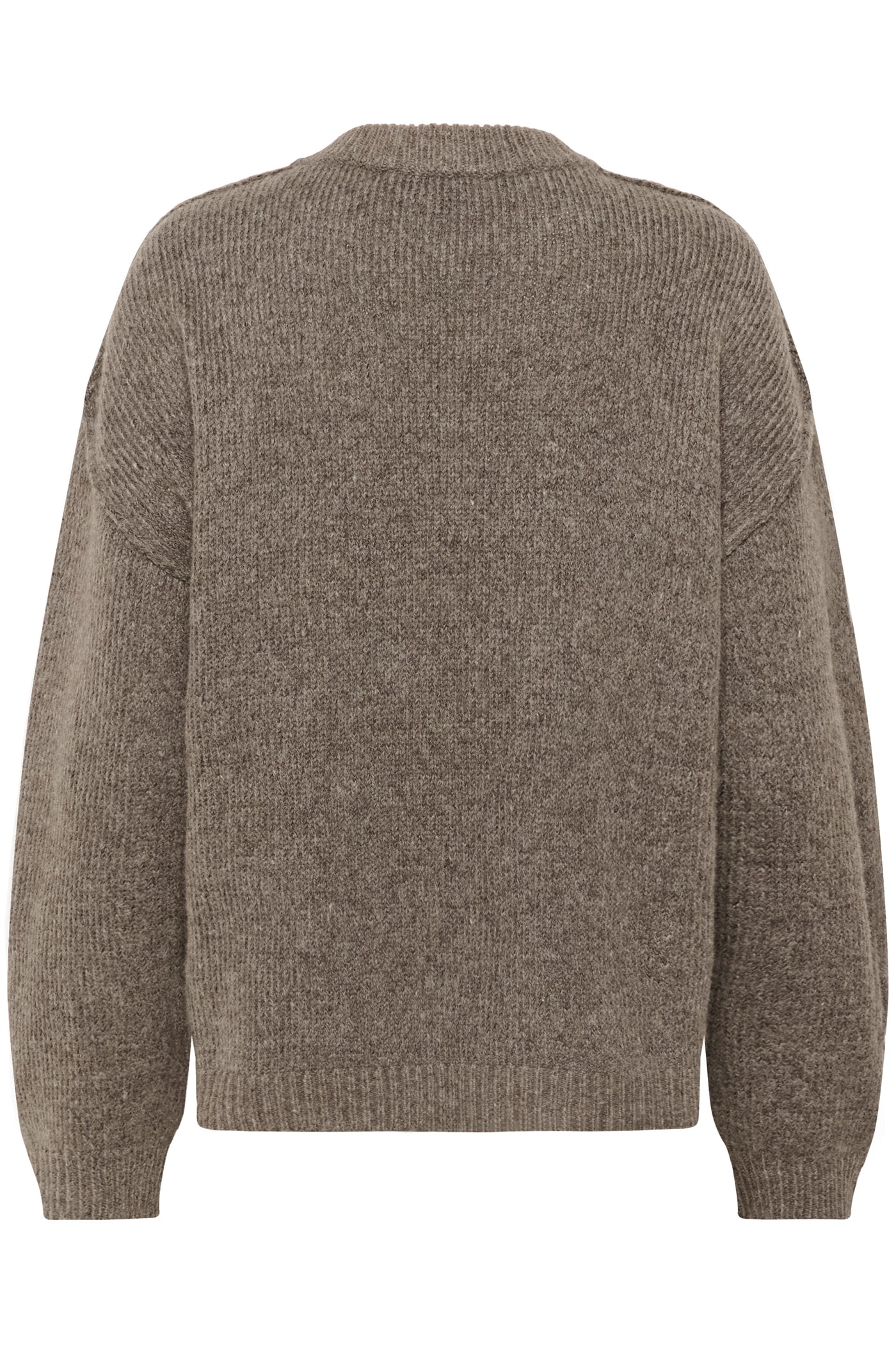 My Essential Wardrobe - Strik pullover - Brown Melange - Paloma Knit