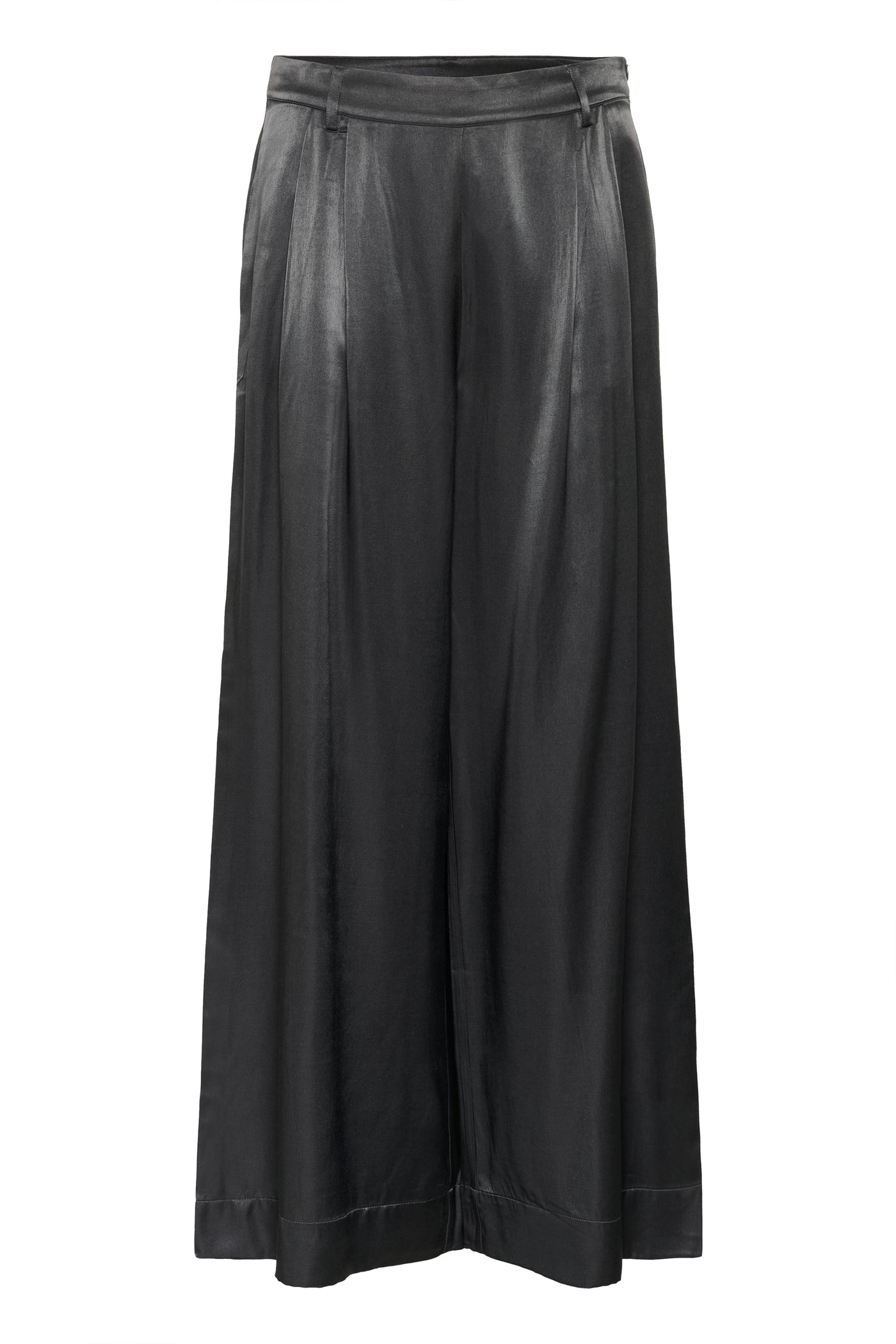 My Essential Wardrobe - Bukser - Asphalt/Grey - Estelle Wide