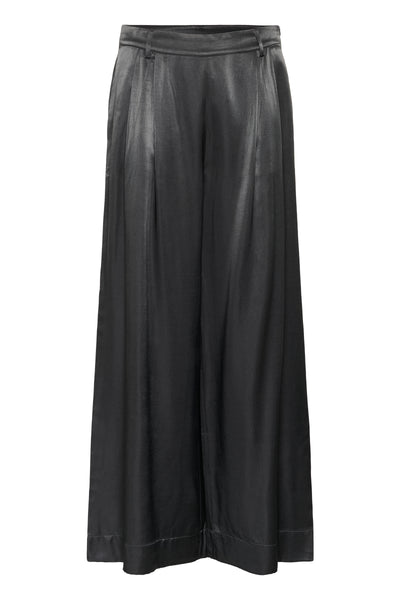 My Essential Wardrobe - Bukser - Asphalt/Grey - Estelle Wide
