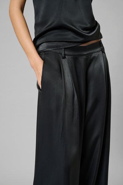 My Essential Wardrobe - Bukser - Asphalt/Grey - Estelle Wide