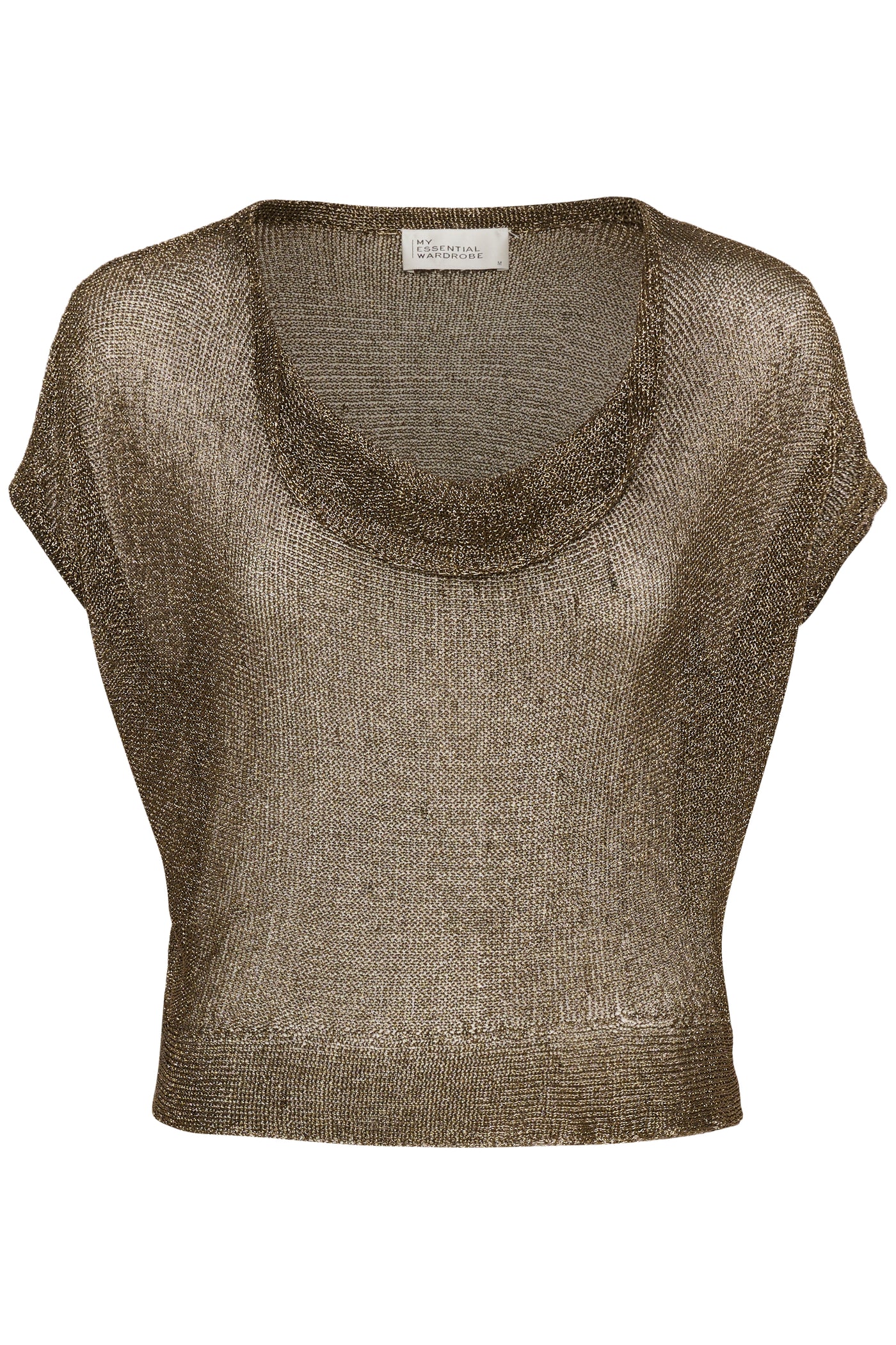 My Essential Wardrobe - Strik top - Gold - Olly