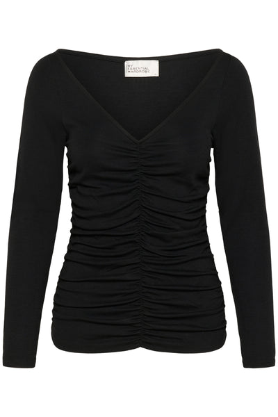 My Essential Wardrobe - Bluse - Sort - Giggo