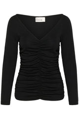 My Essential Wardrobe - Bluse - Sort - Giggo