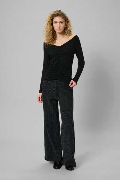 My Essential Wardrobe - Bluse - Sort - Giggo