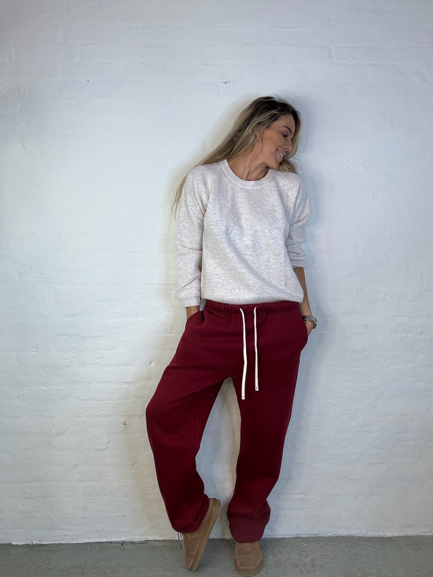 Sassy Copenhagen - Sweatpants - Bordeaux - Wendie