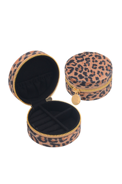 Andcopenhagen - Smykke organizer - Leopard velour - Sif