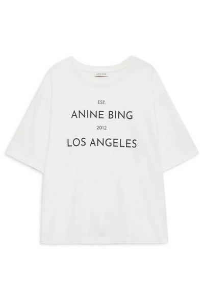 Anine Bing - Tshirt - Ivory - Rudy