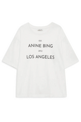 Anine Bing - Tshirt - Ivory - Rudy