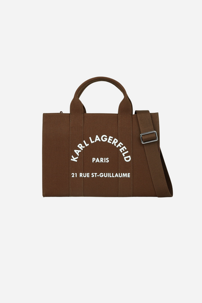 Canvas Shopper Taske -  Brun - Karl Lagerfeld