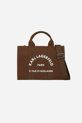 Canvas Shopper Taske -  Brun - Karl Lagerfeld