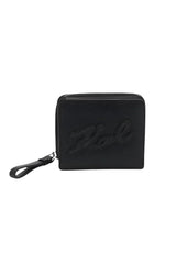 Wallet - Black - SKUARE MD BFLD WLLT GRAINY - Karl Lagerfeld