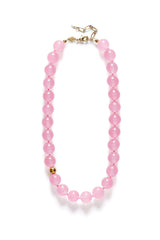 Anni Lu - Necklace - Gold - Pink Bubbles Necklace