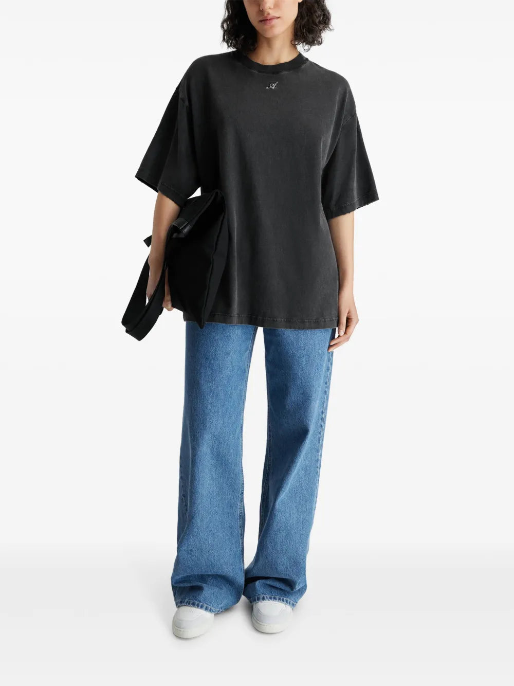 Axel Arigato - T-shirt - Black - Cosmo washed