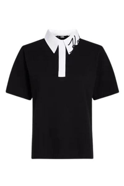 Karl Lagerfeld - Polo - Black - Signature