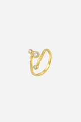 Andcopenhagen - Ring - beth - 18 karat guldbelagt -