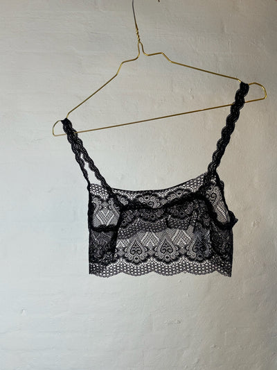 Blonde bh / bralette - Sort - Filippa - Sassy Copenhagen