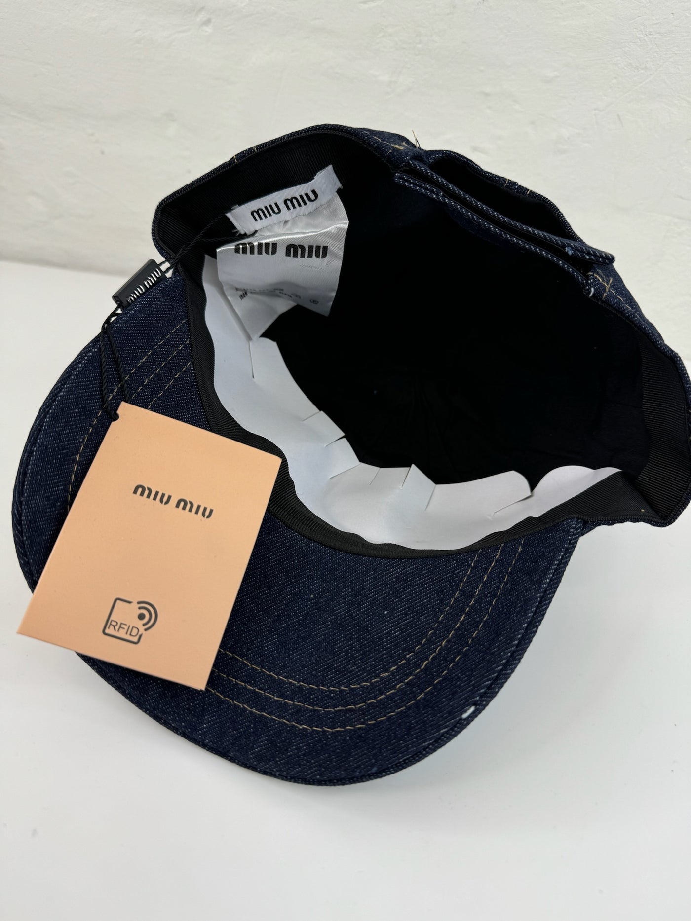 Miu Miu -  Kasket - Baseball cap denim  - Secondhand