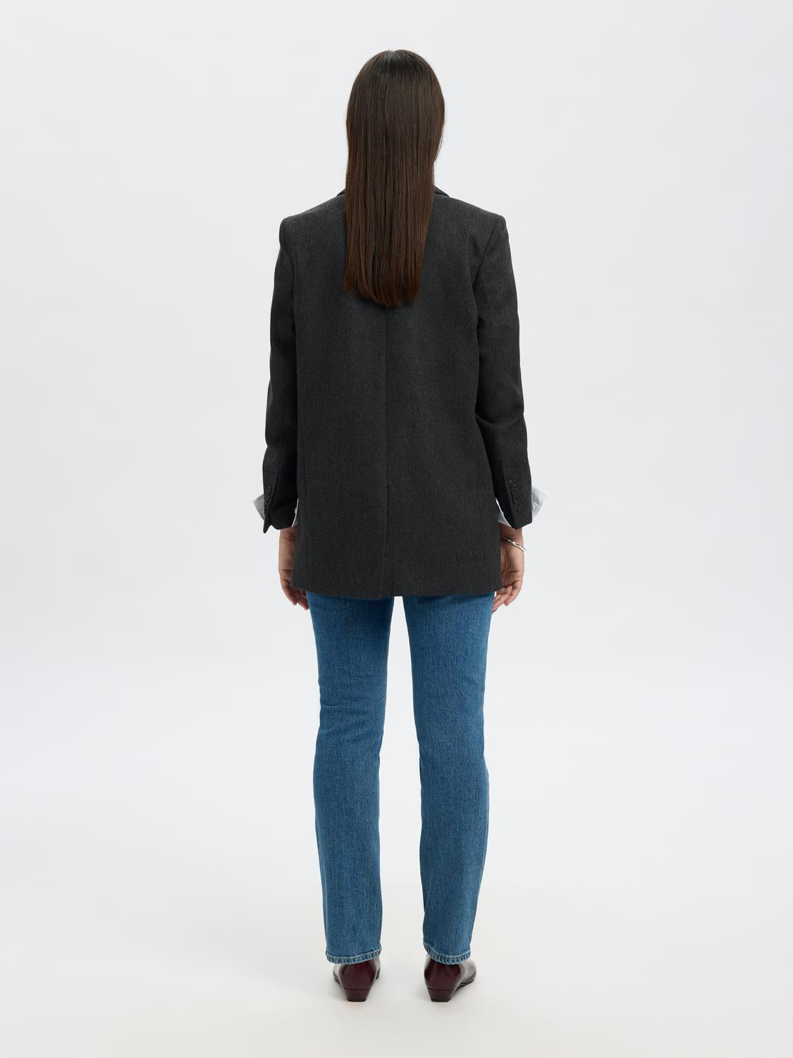 Selected Femme - Blazer - Black Wool - Elin