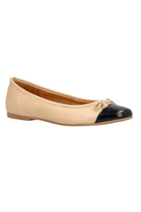 Ballerina - Black/beige Veronica - Shoedesign