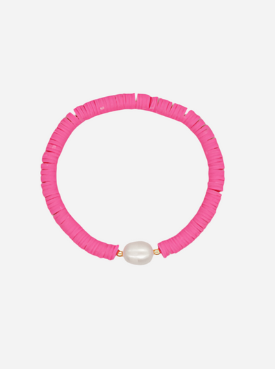 Summer pearl bracelet - Pink - Andcopenhagen