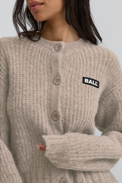 Ball Original - Cardigan - Vintage Khaki - Bastacy Rib