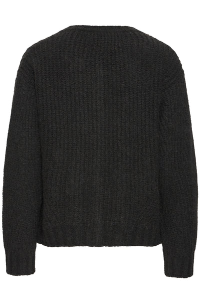 Ball Original - Cardigan - Black - Bastacy rib