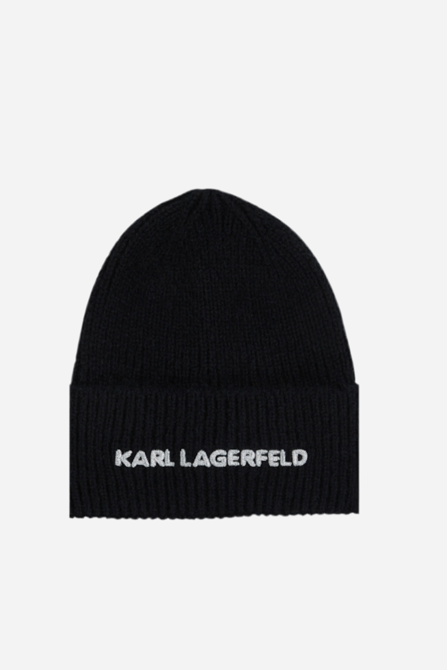 Karl Lagerfeld - Hue - Black - KNIT BEANIE