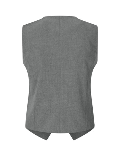 Mbym - Vest - Grey melange - Aleia