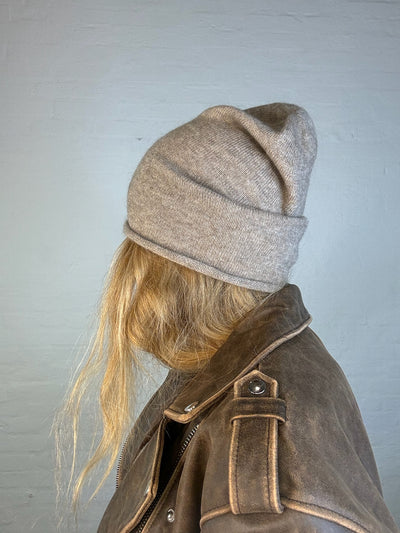 Andcopenhagen - Beanie - 100% Cashmere - Miley Coffee