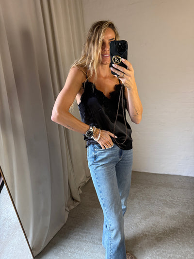 CC Heart - Top - Black - Lace detail