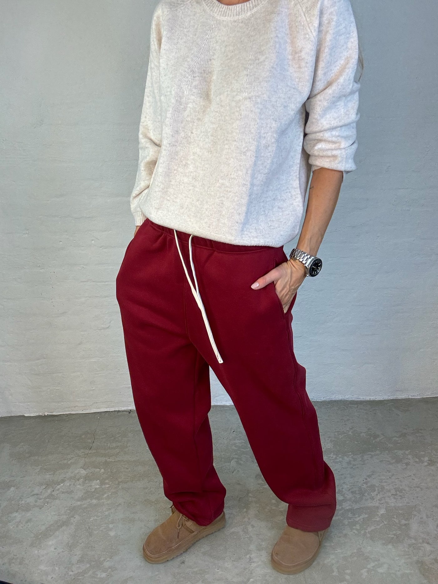 Sassy Copenhagen - Sweatpants - Bordeaux - Wendie