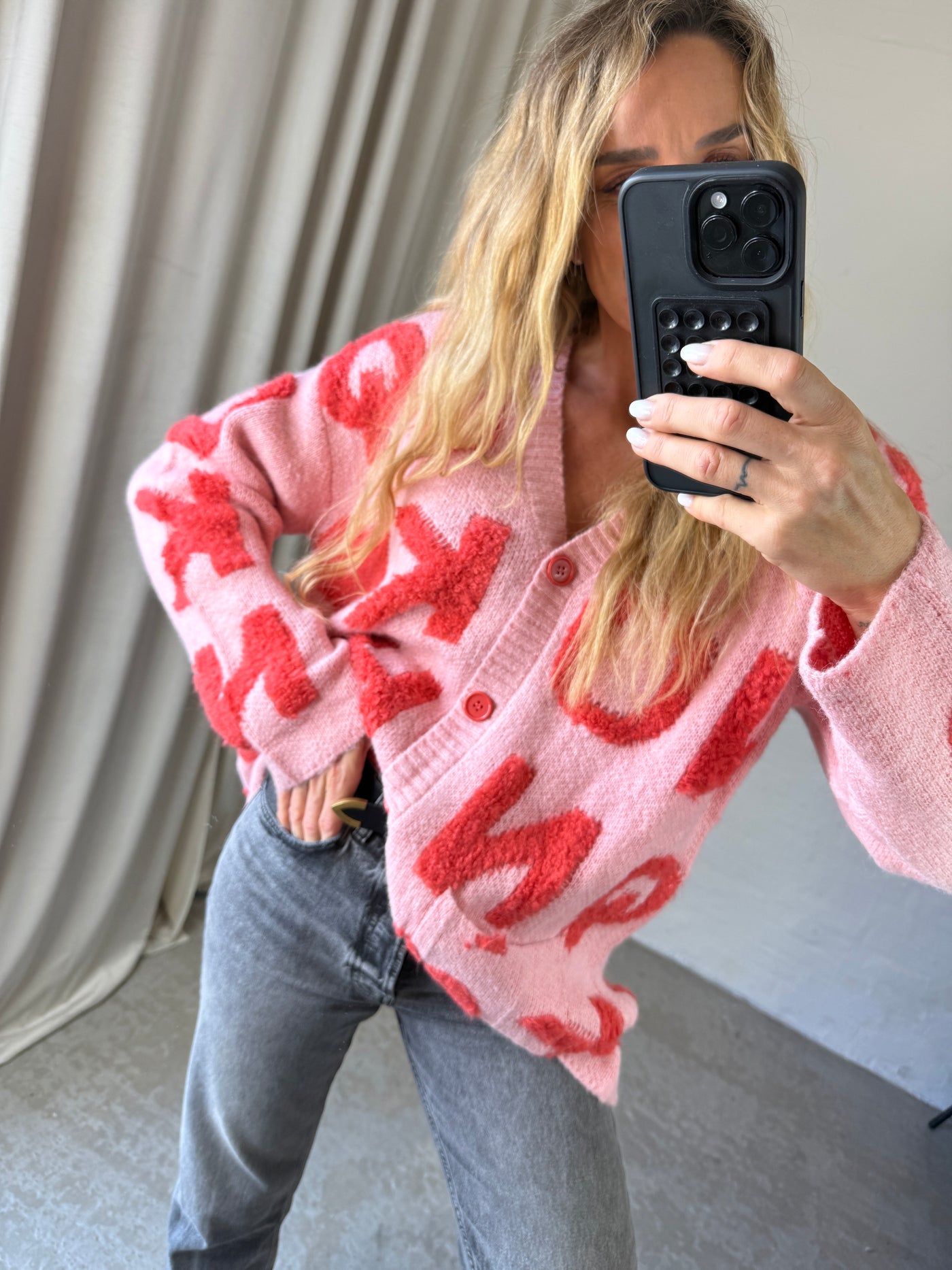 Female - Cardigan - Pink - Jenny