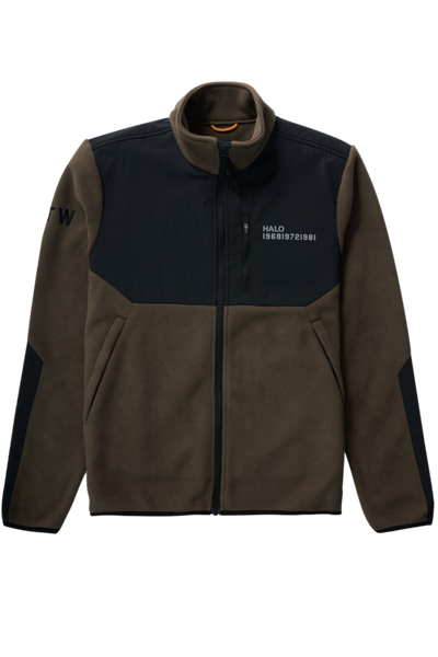 Halo - Fleece jakke -  Major Brown - Blocked Zip Fleece