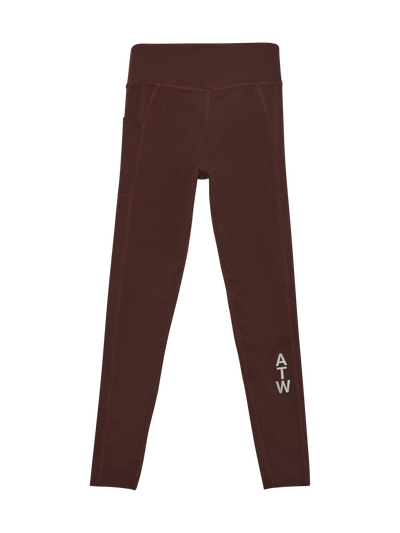 HALO - Leggings - Bitter Chocolate - Women training tights