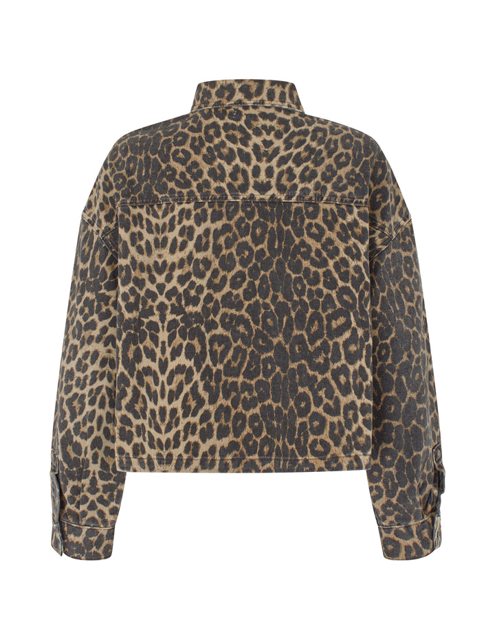 MbyM - Denim Jakke - Leopard - Wanniah