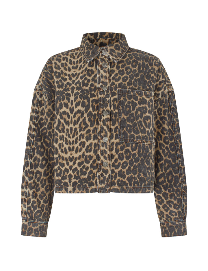 MbyM - Denim Jakke - Leopard - Wanniah