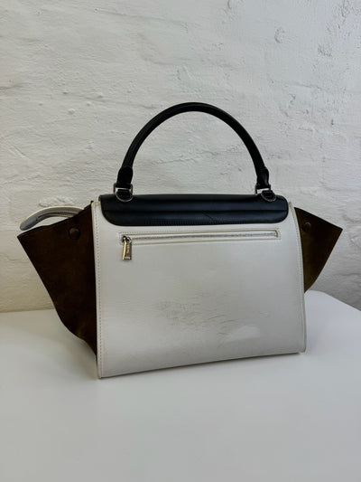 Celine - Trapeze shoulder bag - Black/white - Secondhand