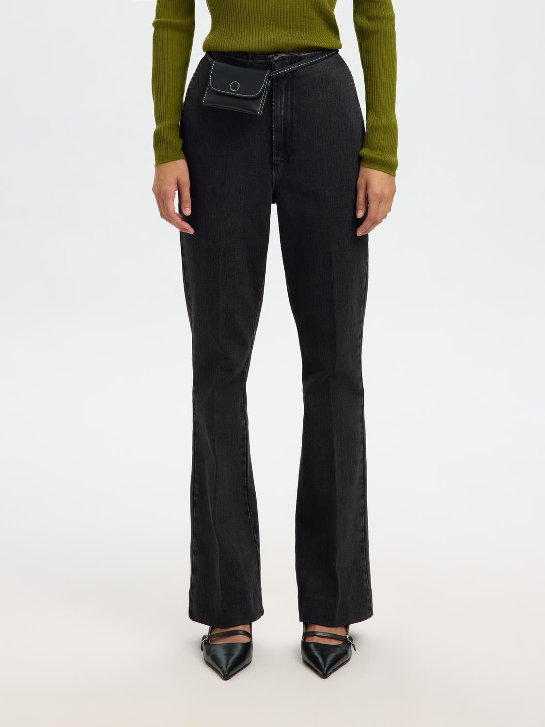 Selected Femme - Jeans - Black Denim - Julie-kori