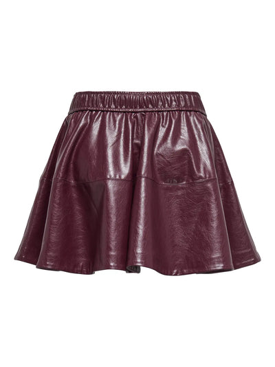 Only - Skater Skirt - Bordeaux - Jacky