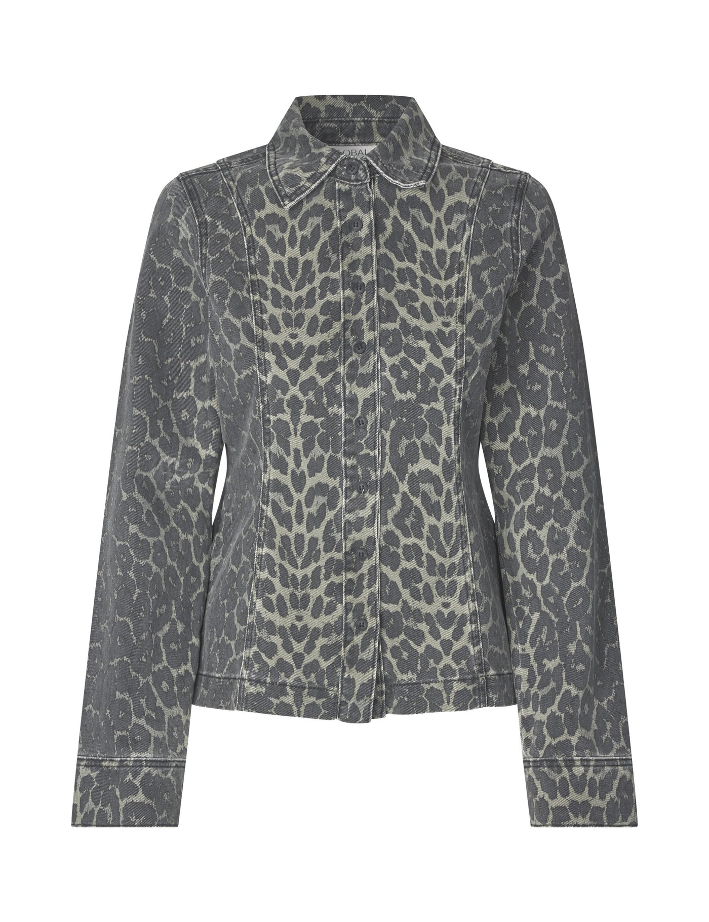 Leopard Denim Skjorte - Firola - Global Funk