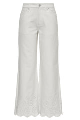 Global Funk - Jeans - White - Amarillo Scallop