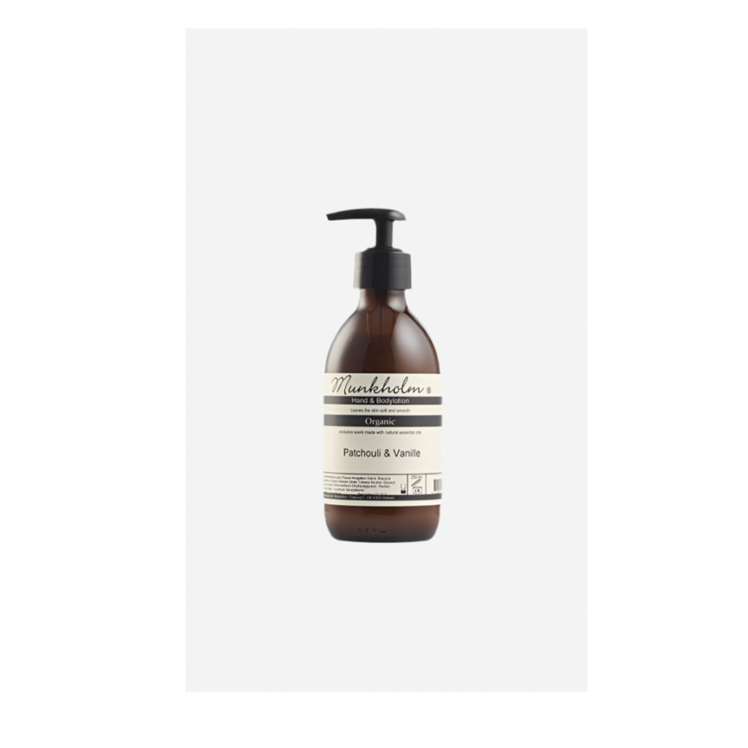 Organic hand og bodylotion - Patchouli & Vanille - 250 ml - Munkholm sss