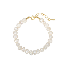 Andcopenhagen - Bracelet - 18 carat gold-plated sterling silver - Timeless Pearl