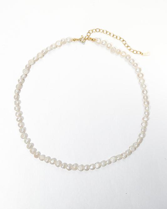 Andcopenhagen - Timeless Pearl Necklace - Gold Plated