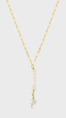 Andcopenhagen Jewelry - Necklace - 18 carat gold-plated 925 sterling silver - Ida Long