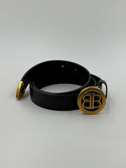 Balenciaga - BB-bælte - sort - secondhand