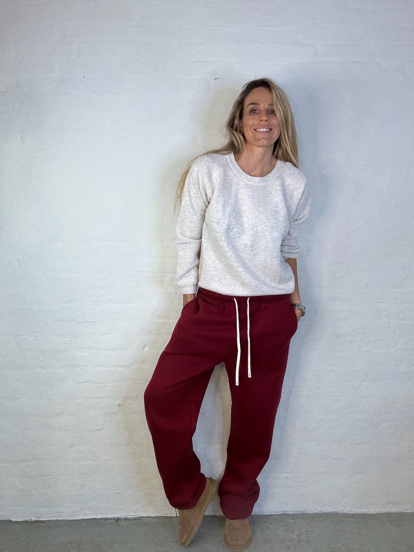 Sassy Copenhagen - Sweatpants - Bordeaux - Wendie