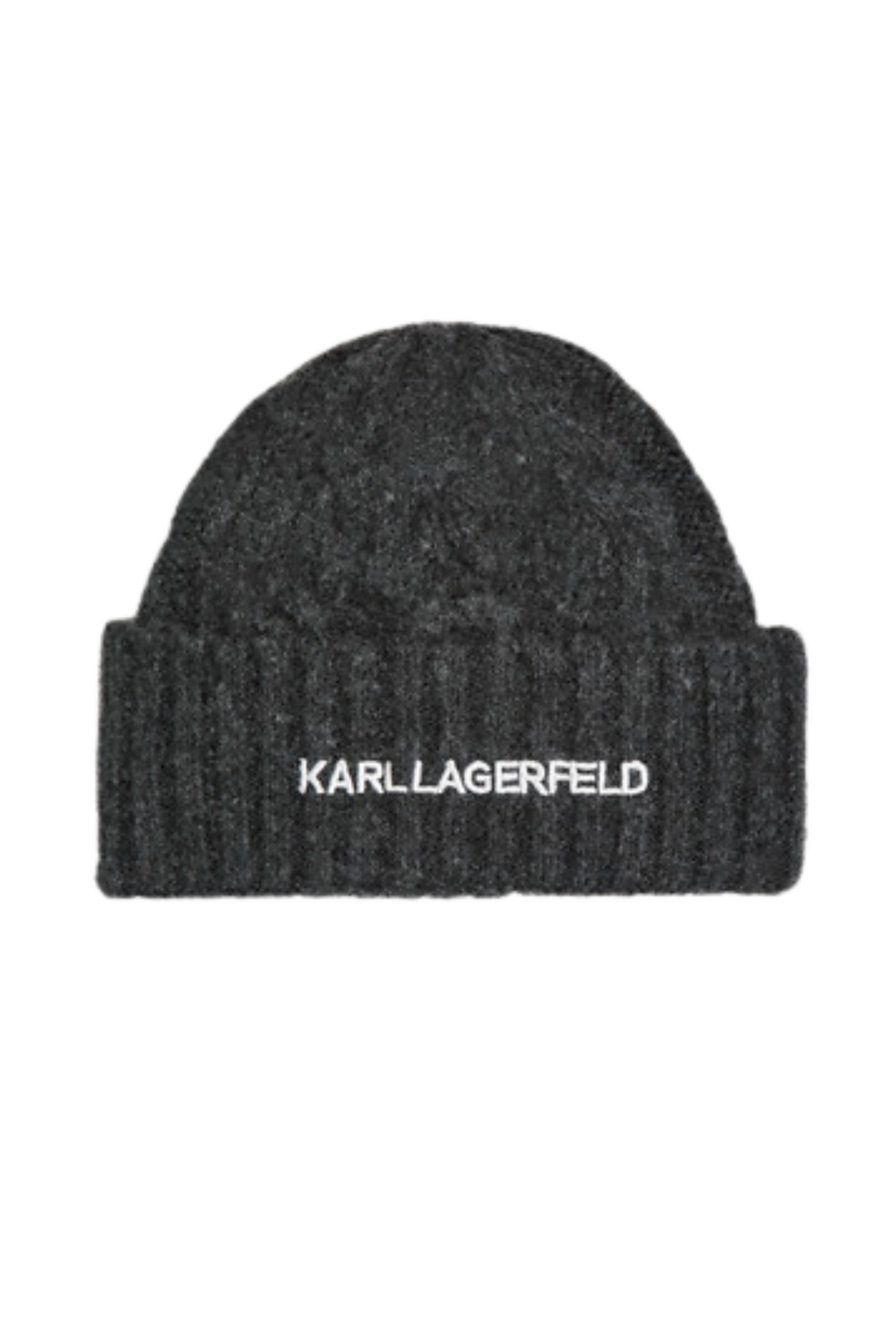 Karl Lagerfeld - Hue - Dark Grey - Cable Knit Beanie