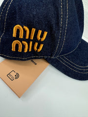 Miu Miu -  Kasket - Baseball cap denim  - Secondhand